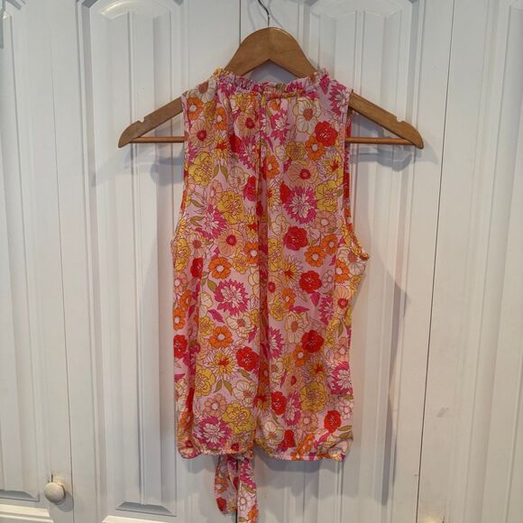 Sienna Sky Floral Tank Top Size Small - Picture 2 of 9